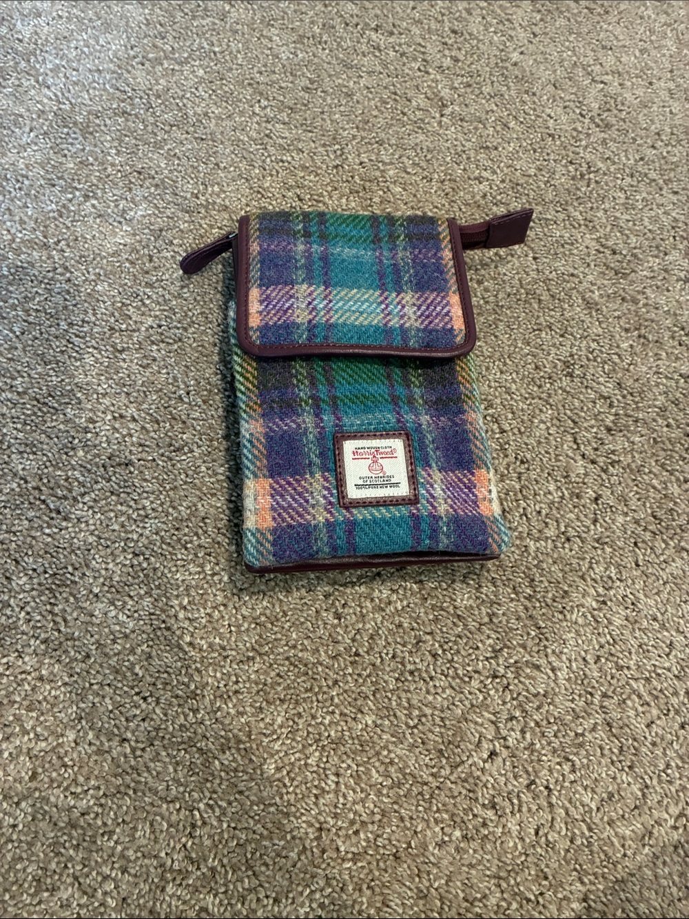 Harris Tweed- authentic from Scotland - Wool Crossbody